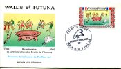 Wallis Et Futuna   FDC  Enveloppe 1er Jour      Bicentenaire De La Déclaration Des Droits De L'Homme  7 Juil.89 - FDC
