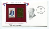 C Great Americans "" George M. Cohan """ Gold Stamp Replica 1978 FDC/bu/UNC - Autres & Non Classés