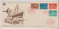 M)INDONESIA 1964, TRANSPORT/AIRPLANE/SHIP/TRUCK,FDC.- - Sonstige & Ohne Zuordnung