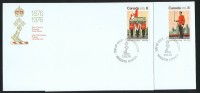 1976  Royal Military College Centenary     Sc 692-3  Set Of 2 FDCs - 1971-1980