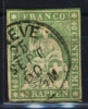 1854 Switzerland Two Used Stamps. 10 Rappen And 40 Rappen. Mich 14 And 17. , Scott 16 And 19. Rare.  (G14a002) - Oblitérés
