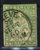 1854 Switzerland Two Used Stamps. 10 Rappen And 40 Rappen. Mich 14 And 17. , Scott 16 And 19. Rare.  (G14a002) - Gebraucht