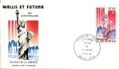 Wallis Et Futuna    FDC  Enveloppe  31 Oct.86   Centenaire De La Statue De La Liberté - FDC