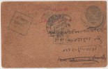 Br India KG VI, Postal Card, DLO Lahore Postmark, India As Per The Scan - 1911-35 Koning George V