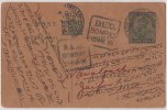 Br India KG VI, Postal Card, DLO Bombay Postmark, India As Per The Scan - 1911-35 King George V