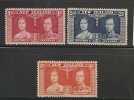 NEW ZEALAND -1937 CORONATION GEORGE VI - Yvert # 233/5 - MINT LH - Unused Stamps