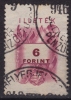 1946 Hungary - Revenue, Tax Stamp - 6 Ft - Canceled - Fiscaux