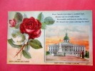 - South Carolina > Columbia   State Capitol  With Rose State Flower 1910 Cancel- --   - ---  - -ref 604 - Columbia