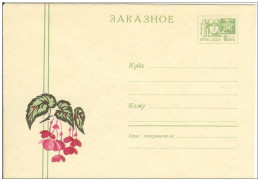 Russia USSR 1967 Fleurs Flowers Flower Blume Blumen Flora Plants Envelope - 1960-69