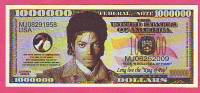 BILLET US FICTIF NEUF  UNC UNITED STATS OF AMERICA   MICHAEL  JACKSON   1 MILLION DOLLARD SERIES 2003 - Otros & Sin Clasificación