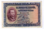 BILLETE DE 25 PESETAS DE 1926 - SAN FRANCISCO JAVIER - EXCELENTE - 25 Pesetas