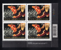 Canada MNH Scott #1968 Lower Right Plate Block 48c Quebec Symphony Orchestra Centenary - With UPC Barcode - Plate Number & Inscriptions