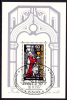 CHRISTMAS - Germany 1977 - Souvenir Sheet Mi. Bl. 15 - First Day Issue Canc. Bonn - Church Window St. Gereon In Köln - Verres & Vitraux