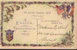 Etats-Unis : "On Active Service A.E.F. Overseas - Easter Greetings 1919" - Otros & Sin Clasificación