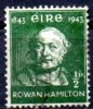 IRELAND 1943 Centenary Of Announcement Of Discovery Of Quaternions. - Sir William Rowan Hamilton 1/2d. - Green  FU - Used Stamps
