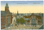 Gelsenkirchen, Hauptbahnhof Und Postamt, Um 1910/20 - Gelsenkirchen