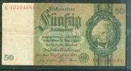 Germany  50 Reichsmark 1933 ( TRACE DE PLIS )  NON EPINGLE - Phi130B - 50 Reichsmark