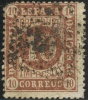 Edifil 94 Usado 1867 10 Milesimas Castaño - Used Stamps