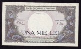 UNUA MIE LEI 10 SEPT 1941 BILETE 1000 LEI ROMANIA. - Roemenië