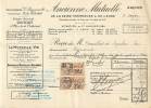 FACTURE LETTRE ASSURANCE : AGEN . ANCIENNE MUTUELLE . QUITTANCE . - Bank & Insurance