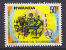 Rwanda 1977 Mi. 875      50 C Weltfernmeldetag UIT Elektrische Telegraphenstation MNG - Neufs