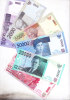 RT)2012 INDONESIA COMPLETE SET 2000,5000,10000,20000,500 00,100000 RUPIAH UNC BANKNOTE - Indonesien