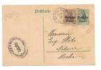 Lettre - BELGIQUE Occupée, - CHAPON-BERAIM - EP Allermand+Comp. Aff Germania 3+5 Cents - 1917 - Covers & Documents