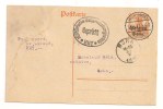 Lettre - BELGIQUE Occupée, - HUY-HOEL  - EP Allermand Type Germania à 7 1/2 Cent Orange - 1917 - Covers & Documents