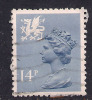 WALES GB 1981 QE2 14p GREY BLUE USED MACHIN STAMP SG W 39... ( C999 ) - Wales