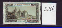 BELLE FRANCE. TIMBRE. VIGNETTE. VIGNETTES. ALPES......................VIZILLE - Tourisme (Vignettes)