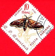 Nuovo Oblit. - ROMANIA - 1960 - Fauna - Farfalla - Butterfly - Papillon - Saturnia - 10 Bani - Unused Stamps