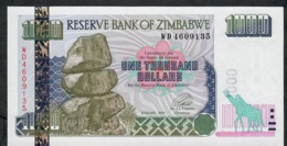 ZIMBABWE  P12a 1000 DOLLARS  2003 #WD  Signature 3 G&D    UNC. - Simbabwe