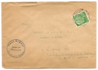 GERMANY - 1956 COVER From SPRÖTZE To PHILADELPHIA - Yvert # 67 Thedore Heuss Solo Stamp - Covers & Documents