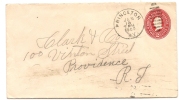 USA - 1900 ENTIRE COVER  From PRINCETON To PROVIDENCE - ...-1900