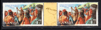 Canada MNH Scott #1915i Pair With Gutter 47c The Great Peace Of Montreal - Neufs