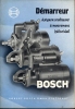 Technische Brochure BOSCH - Stuttgart - Démarreur - Auto