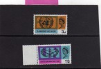 GREAT BRITAIN - GRAN BRETAGNA 1965 UN 20TH ANNIVERSARY ICY XX 20° ANNIVERSARIO ONU I.C.Y. COMPLETE SET SERIE MNH - Neufs