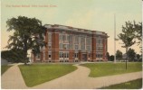 New London CT Connecticut, The Harbor School, Architecture, C1900s/10s Vintage Postcard - Autres & Non Classés