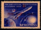 1959 First Cosmic Rocket Luna - Surcharged,Romania, Mi.1794,MNH - Unused Stamps