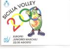 57243)cartolina Illustratoria Sport Serie Volley 2000  + Annullo - Volleyball