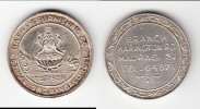 **** BRITISH INDIA  - TOKEN NATHAN FURNISHING CO. - SILVER **** EN ACHAT IMMEDIAT !!! - Firma's