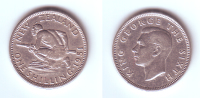 New Zealand 1 Shilling 1951 - Nouvelle-Zélande