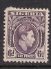 NIGERIA 1938 - 51 KGV1 6d BLACKEST PURPLE MM STAMP SG 55.. ( C311 ) - Nigeria (...-1960)