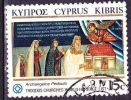 CYPRUS 1987 Troodos Church On UNESCO List 15 Cents Vl. 504 - Gebraucht
