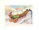 Luge  /  Image Biscottes Grégoire / Sport  /  ( Sports D'hiver ) Vintage Luge Ancienne //  IM 70/2 - Autres & Non Classés