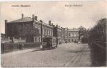 Küstrin Neustadt Bahnhof Pferde Bahn Linienschild Marktplatz Feldpost Pionier Bataillon 4.4.1918 Kostrzyn Nad Odra - Neumark