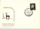 Poland Cover Kielce 9-10-1965 Stamp Exhibition Kielce 65 With Cachet - Briefe U. Dokumente