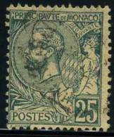 1891 Monaco, Alberto I° Valore Da 25 Cent. Usato - Autres & Non Classés