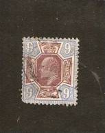 R10-1-3. Great Britain, Postage Revenue - 9 D - King Edward VII - Unclassified