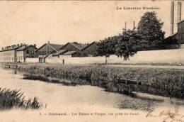 DIEULOUARD : (54) Les Usines Et Forges, Vue Prise Du Canal - Dieulouard